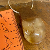 Kauri gum and swamp kauri pendant