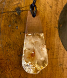 Kauri gum and swamp kauri pendant