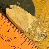 Swamp kauri and kauri gum pendant