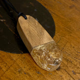 Swamp kauri and kauri gum pendant