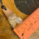 Kauri gum and swamp kauri pendant
