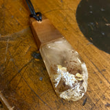 Kauri gum and swamp kauri pendant