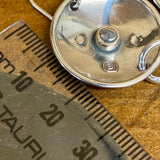 Vintage disc earrings