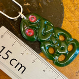 Vintage souvenir tiki pendant/necklace