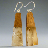 Kauri gum and swamp kauri earrings