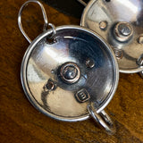 Vintage disc earrings
