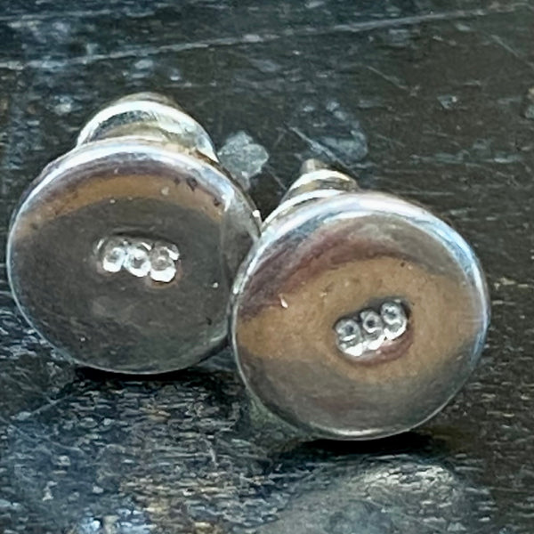 Fine Silver Stud Earrings