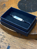 Customised Sterling Silver Wrist Bracelet