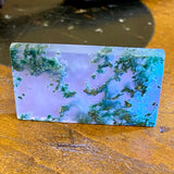 Moss agate specimen (green)