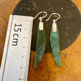 Pounamu shard earrings pounamu