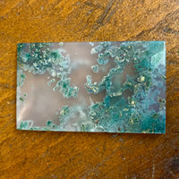 Moss agate specimen (green)