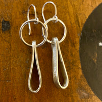 Unique sterling silver earrings