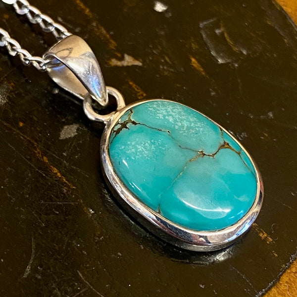 Turquoise pendant necklace