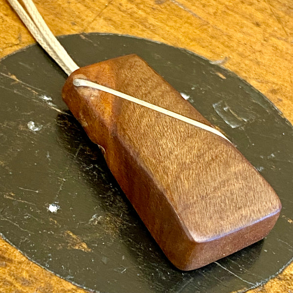 Swamp kauri and sterling silver pendant/ necklace
