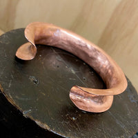 Copper cuff wrist bracelet/bangle