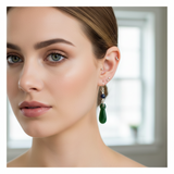 Pounamu drop earrings