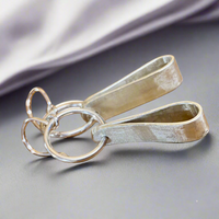 Unique sterling silver earrings