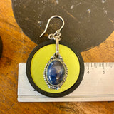 Stylised vintage lapis Lazuli earrings