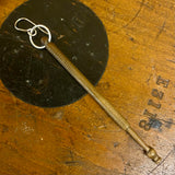 Vintage bobbin single earring