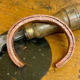 Hand forged copper bangle/bracelet