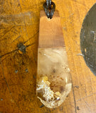 Kauri gum and swamp kauri pendant