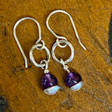 Amethyst earrings