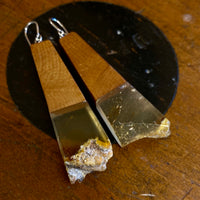 Kauri gum earrings