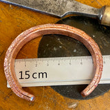 Hand forged copper bangle/bracelet