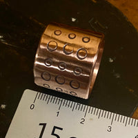 Copper statement ring