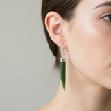 Pounamu shard earrings pounamu
