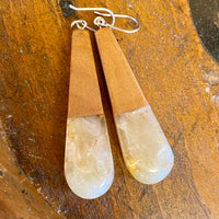 Kauri gum earrings