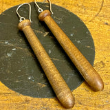 Vintage bobbin earrings