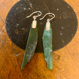 Pounamu shard earrings pounamu