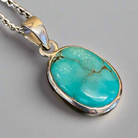 Turquoise pendant necklace