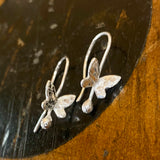 Butterfly mini hook earrings