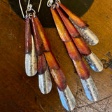 Phoenix wing earrings