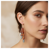 Phoenix wing earrings