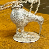 Vintage sterling kiwiana kiwi pendant
