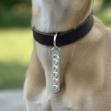 Sterling silver animal name tag (Design 2)