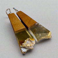 Kauri gum earrings