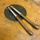 Vintage bobbin with sterling silver earrings