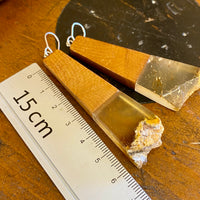 Kauri gum earrings