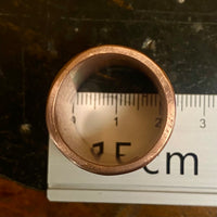 Copper statement ring
