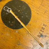 Vintage bobbin with copper wire single earring