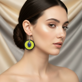 Stylised vintage lapis Lazuli earrings