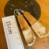 Kauri gum and swamp kauri earrings