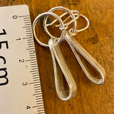 Unique sterling silver earrings
