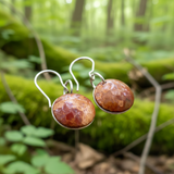 Half and half earrings