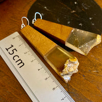 Kauri gum earrings