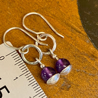 Amethyst earrings